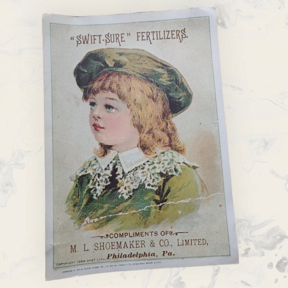 VINTAGE 1973 HICKORY PLAQUE, INC of SWIFT-SURE FERTILIZERS from 1888
